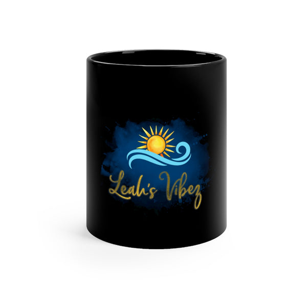 Logo Black mug 11oz - LEAH'S VIBEZ