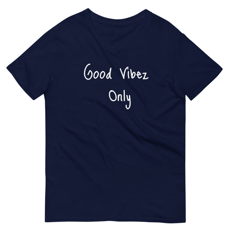 Good Vibez  Short Sleeve V-neck - LEAH'S VIBEZ