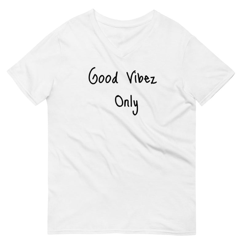 Good Vibez  Short Sleeve V-neck - LEAH'S VIBEZ